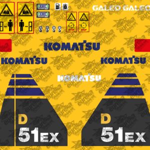 KOMATSU D51EX (año2008) 131,20€