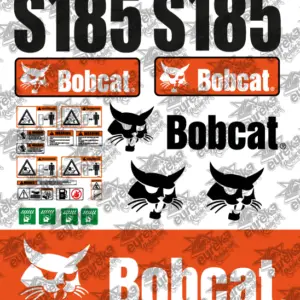 Pegatinas BOBCAT S185 Kit Adhesivos Mini cargadora