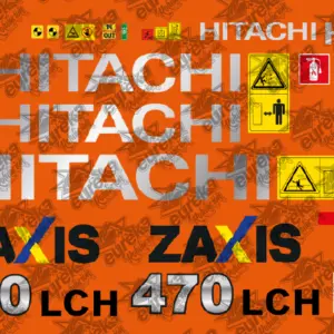 Pegatinas HITACHI ZAXIS 470 LCH Kit Adhesivos excavadora.