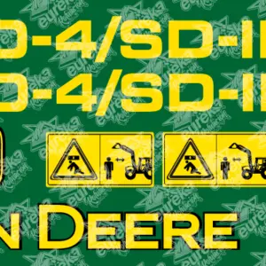 Pegatinas JOHN DEERE 5000-4/SD.ll – Kit adhesivos pala desmontable