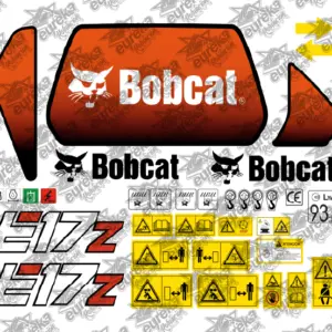 Pegatinas BOBCAT E17Z Kit Adhesivos Mini Excavadora