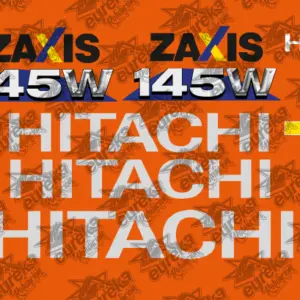 Pegatinas HITACHI ZAXIS 145W Kit Adhesivos excavadora.